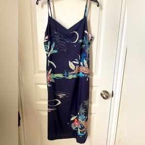 Minkpink Slip Dress Jaguar Tropical